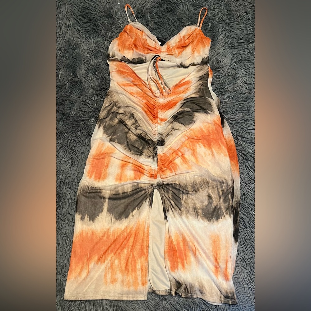 Fashion nova go getter mesh midi dress